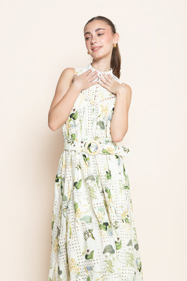 Botanical Breeze Midi Dress