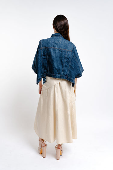 DENIM KIMONO JACKET