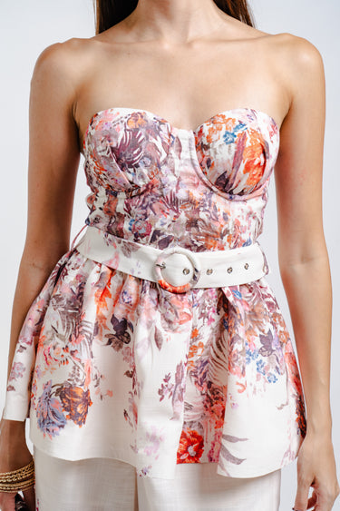 CONJUNTO DE FLORES DE PANTALON Y TIRATES