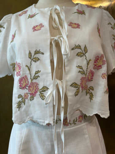 FLORAL SHORT SET