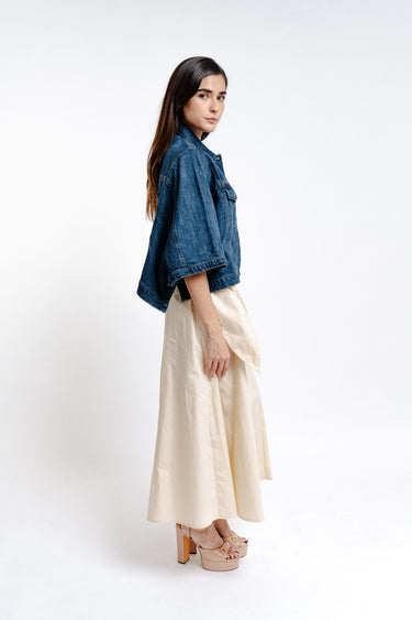 DENIM KIMONO JACKET