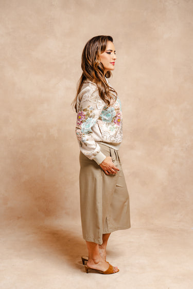 IVORY BLOOM BOMBER
