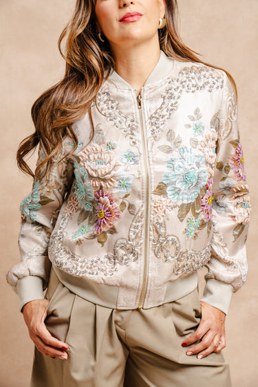 IVORY BLOOM BOMBER