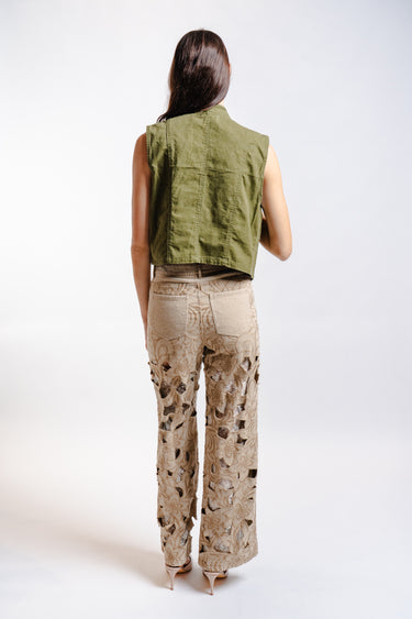 CHALECO NAPOLEON VERDE MILITAR