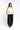 PANTALON NEGRO Y VERDE CORTE GLOBO