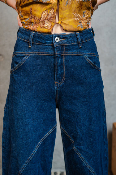 PANTALON DENIM BARREL