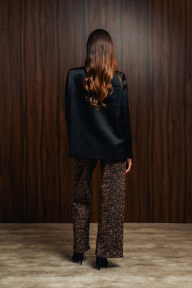 LEOPARD GLAM JEANS