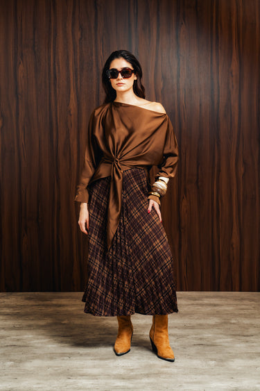 OXFORD PLAID SKIRT