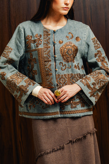 GOLD DENIM JACKET
