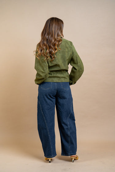 OLIVE AND CAMEL JACKET