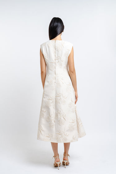 JULIETTE JACQUARD MIDI DRESS