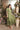 MAXI DRESS BLUE AND OLIVE