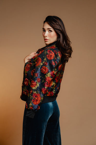 FLEUR SAUVAGE FLORAL JACKET