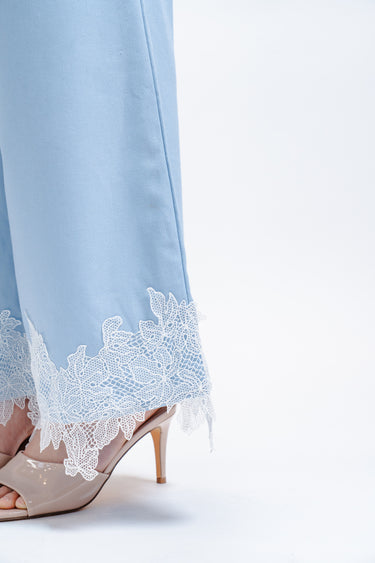 LACE CROP TOP AND PANTS