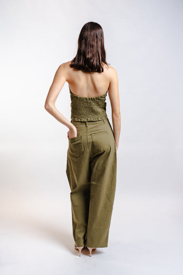 CONJUNTO VERDE BACKLESS