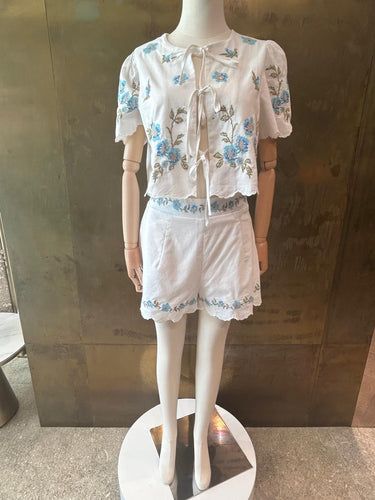 FLORAL SHORT SET